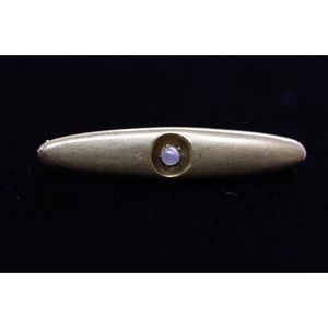 14k Pearl Seed Pin Brooch.